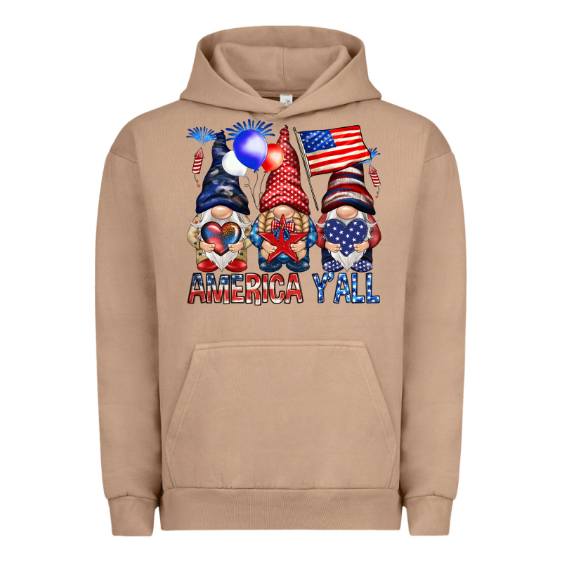 America Yall Urban Hoodie by NancyCooperArtShop | Teevron