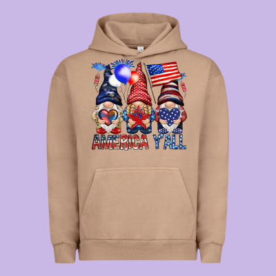 America Yall Urban Hoodie Designed By Nancycooperartshop