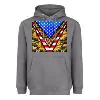 Storm american sunflower and camouflage Heavyweight Hoodie - AdoDesignShop