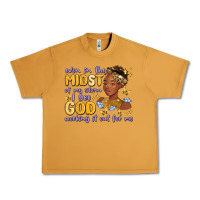 Peanut Butter even in the midst of my storm i see god working it Urban Heavy Tee - MaliasSmallBusiness