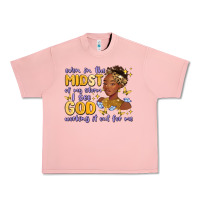 Salmon even in the midst of my storm i see god working it Urban Heavy Tee - MaliasSmallBusiness
