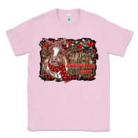 Bubblegum Pink all i want for christmas is a cow cowhide Classic Tee - RanaPortraitStore