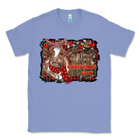 Colony Blue all i want for christmas is a cow cowhide Classic Tee - RanaPortraitStore