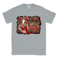Heather Grey all i want for christmas is a cow cowhide Classic Tee - RanaPortraitStore