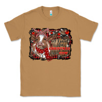 Toasted Coconut all i want for christmas is a cow cowhide Classic Tee - RanaPortraitStore