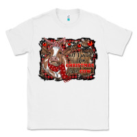 White all i want for christmas is a cow cowhide Classic Tee - RanaPortraitStore
