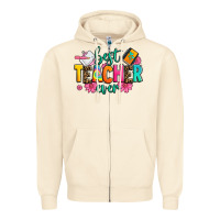 Sandshell best teacher ever Zipper Hoodie - Zillion Design Studio