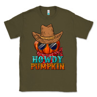 Army Green howdy pumpkin Classic Tee - BundleAndBundleShop