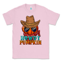 Bubblegum Pink howdy pumpkin Classic Tee - BundleAndBundleShop