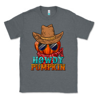 Charcoal Heather howdy pumpkin Classic Tee - BundleAndBundleShop