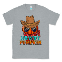 Heather Grey howdy pumpkin Classic Tee - BundleAndBundleShop