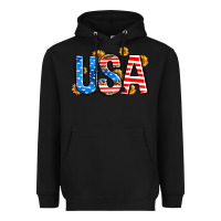 Black usa sunflower Heavyweight Hoodie - AdoDesignShop