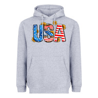 Heather Grey usa sunflower Heavyweight Hoodie - AdoDesignShop