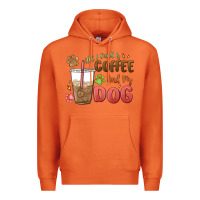 Carrot all i need is coffee and my dog Premium Hoodie - MaliasSmallBusiness