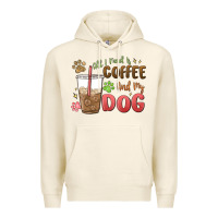 Tofu all i need is coffee and my dog Premium Hoodie - MaliasSmallBusiness