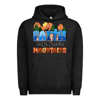 Pigment Black faith can move mountains Urban Hoodie - MaliasSmallBusiness