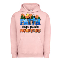 Pigment Salmon faith can move mountains Urban Hoodie - MaliasSmallBusiness