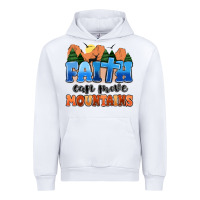 White faith can move mountains Urban Hoodie - MaliasSmallBusiness