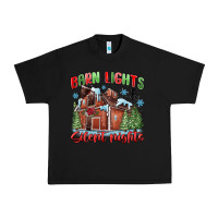 Black barn lights and silent nights Urban Heavy Tee - MaliasSmallBusiness