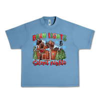 Pebble Blue barn lights and silent nights Urban Heavy Tee - MaliasSmallBusiness