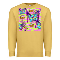 Antique Gold hello summer and beer seamless pattern Premium Sweatshirt - BundleAndBundleShop