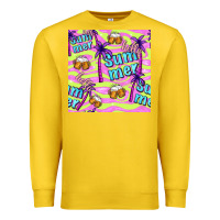 Lemon hello summer and beer seamless pattern Premium Sweatshirt - BundleAndBundleShop