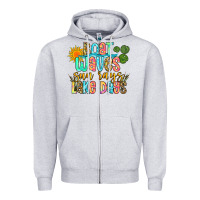 Heather Grey boat waves sun rays lake days Zipper Hoodie - Zillion Design Studio