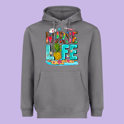 Nurse Life Summer Heavyweight Hoodie Designed By Adodesignshop