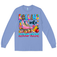 Colony Blue rolling into second grade Long Sleeve Tee - texasbilliewilder