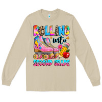 Mushroom rolling into second grade Long Sleeve Tee - texasbilliewilder