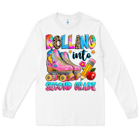 White rolling into second grade Long Sleeve Tee - texasbilliewilder