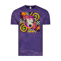 Cloud Purple halloween  calf scottish Vintage Tee - BarkalooDesign