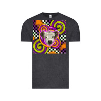 Vintage Black halloween  calf scottish Vintage Tee - BarkalooDesign