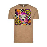 Vintage Coffee halloween  calf scottish Vintage Tee - BarkalooDesign