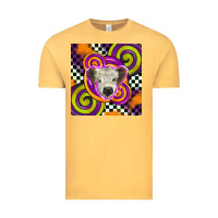 Vintage Mustard halloween  calf scottish Vintage Tee - BarkalooDesign