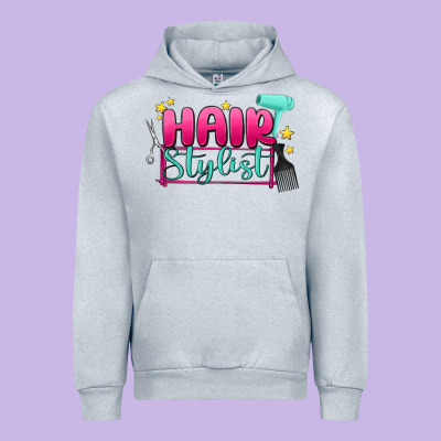 Hair Stylist Urban Hoodie Designed By Maliassmallbusiness