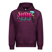 Mauve Wine hair stylist Urban Hoodie - MaliasSmallBusiness