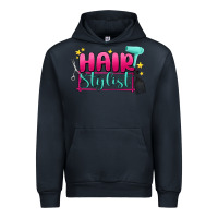 Navy hair stylist Urban Hoodie - MaliasSmallBusiness