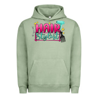 Pigment Oil Green hair stylist Urban Hoodie - MaliasSmallBusiness