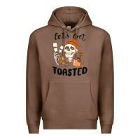 Chestnut let's get toasted camping Premium Hoodie - MaliasSmallBusiness