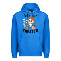 True Royal let's get toasted camping Premium Hoodie - MaliasSmallBusiness