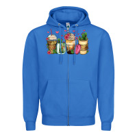 True Royal cactus coffee cups Zipper Hoodie - Zillion Design Studio
