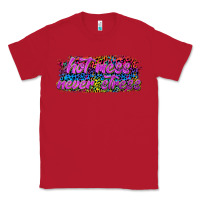Red hot mess never stress Classic Tee - texasbilliewilder
