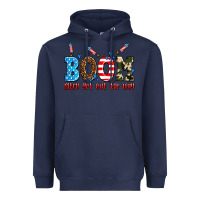 Navy boom bitch get out the way Heavyweight Hoodie - AdoDesignShop