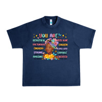 Navy you are beautiful victorious enough strong Urban Heavy Tee - MaliasSmallBusiness