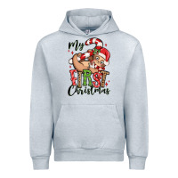 Heather Grey my first christmas cute christmas sloth Urban Hoodie - MaliasSmallBusiness