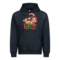 Navy my first christmas cute christmas sloth Urban Hoodie - MaliasSmallBusiness