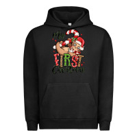 Pigment Black my first christmas cute christmas sloth Urban Hoodie - MaliasSmallBusiness