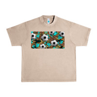 French Oak western leopard camouflage turquoise soccer licence plate template Urban Heavy Tee - Artiststas