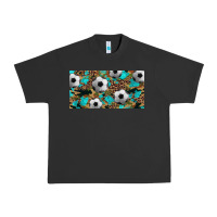Pigment Black western leopard camouflage turquoise soccer licence plate template Urban Heavy Tee - Artiststas